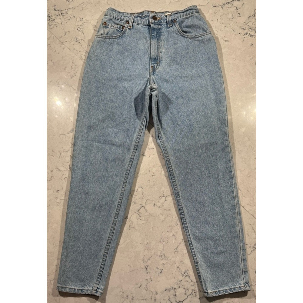 VTG 90s Levi's 550 Jeans Womens 9 Blue Relaxed Fit Tapered Leg Made In USA